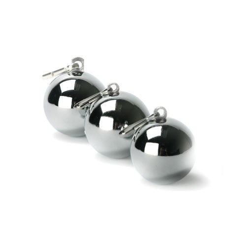 > Bondage Gear > Cock and Ball Bondage Master Series Chrome Ball Weights 8oz   