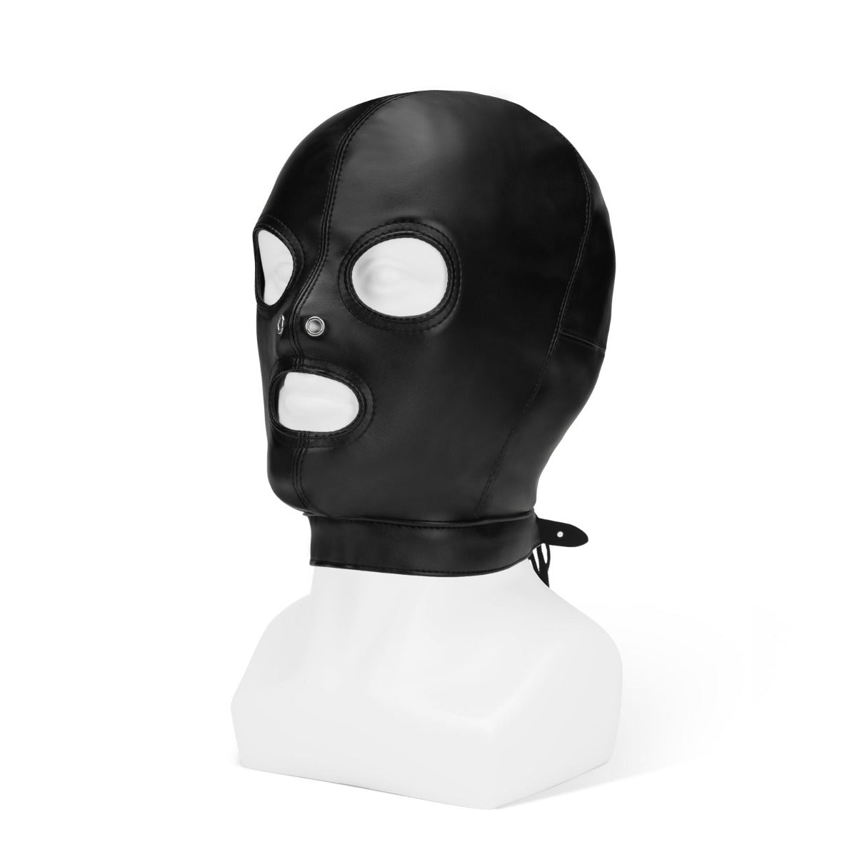 Fetish Wear - hoods Me You Us Black Hood with Eyes Nose Mouth   