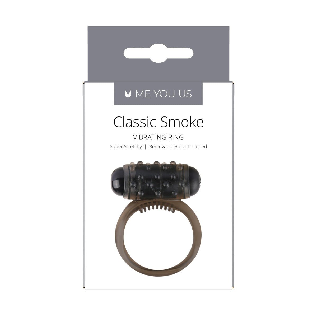 Vibrating Cock Rings Me You Us Classic Smoke Cock Ring Smoke   