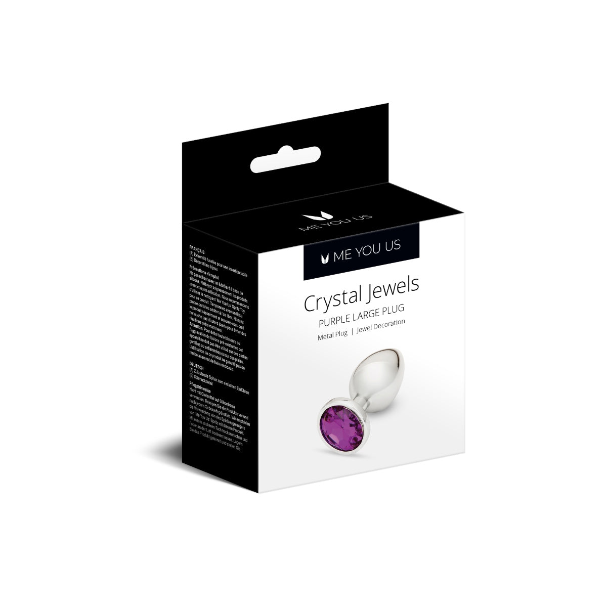 Butt Plugs Me You Us Crystal Jewels Purple Large   
