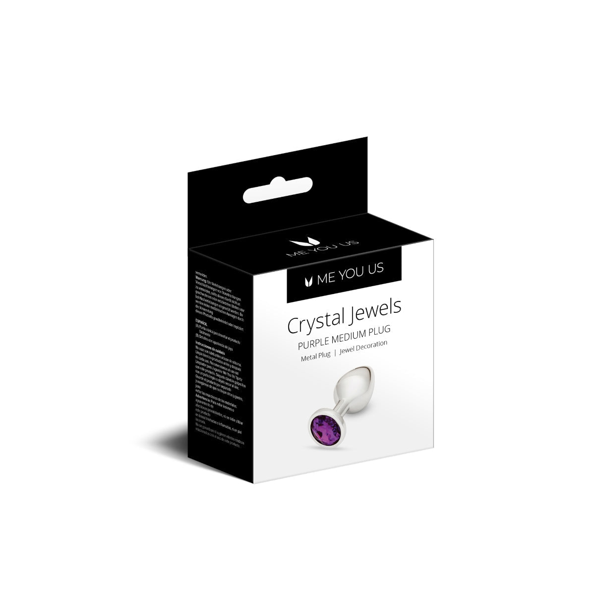 Butt Plugs Me You Us Crystal Jewels Purple Medium   