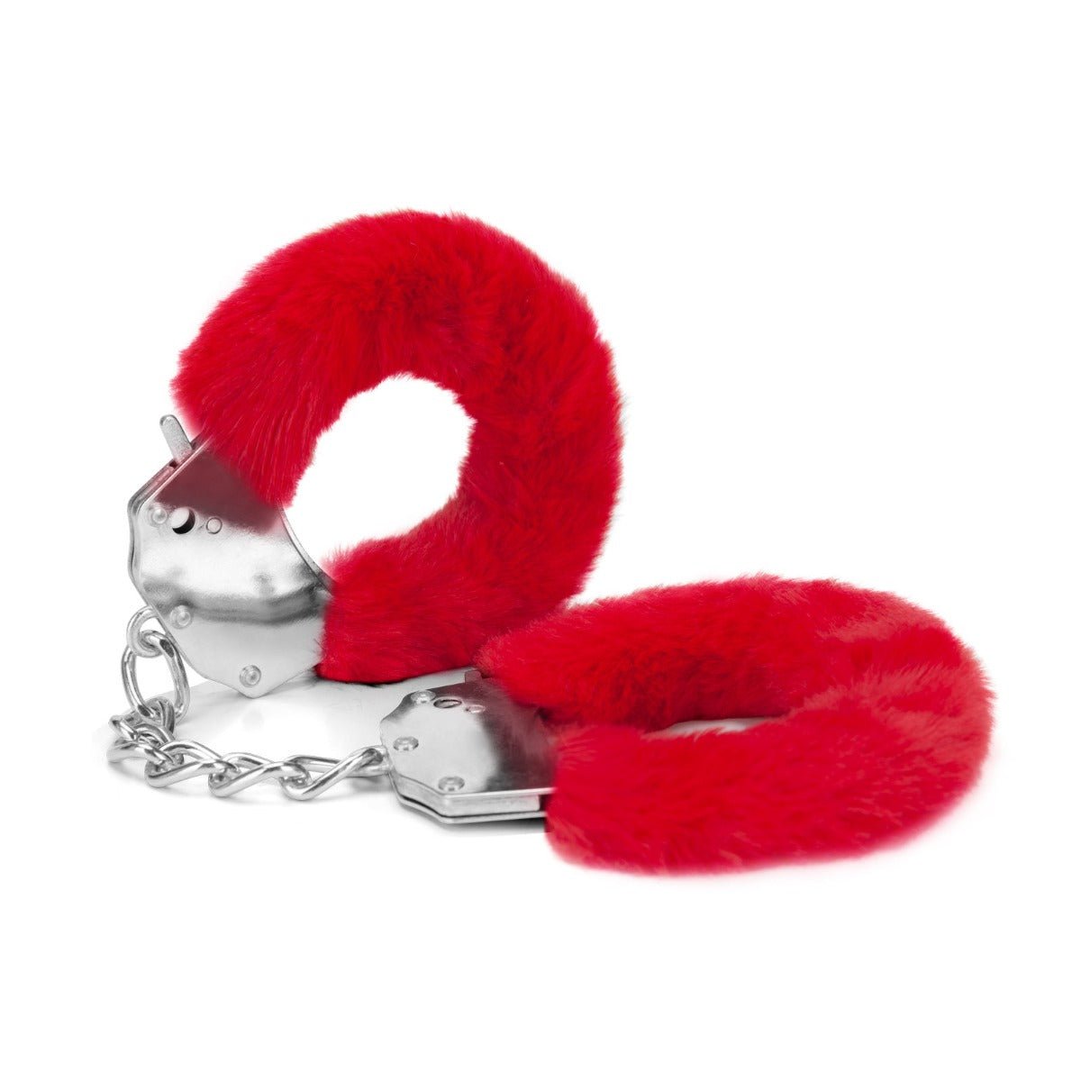 Handcuffs Me You Us Furry Handcuffs Red   