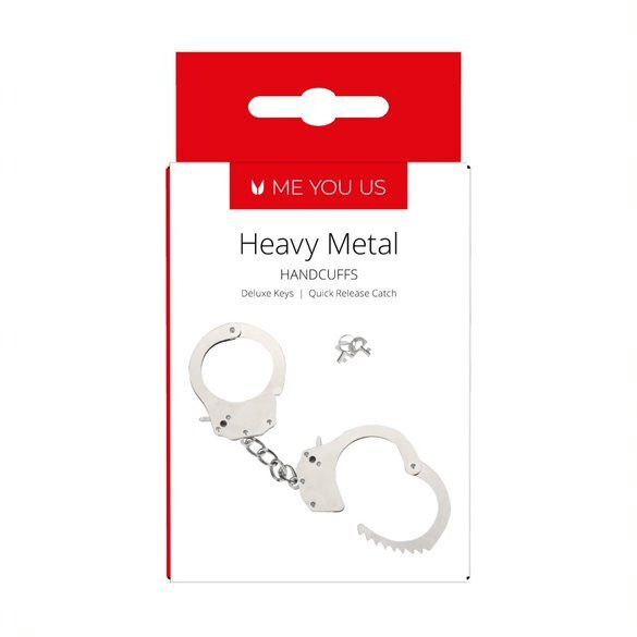 > Bondage Gear > Handcuffs Me You Us Heavy Metal Handcuffs   