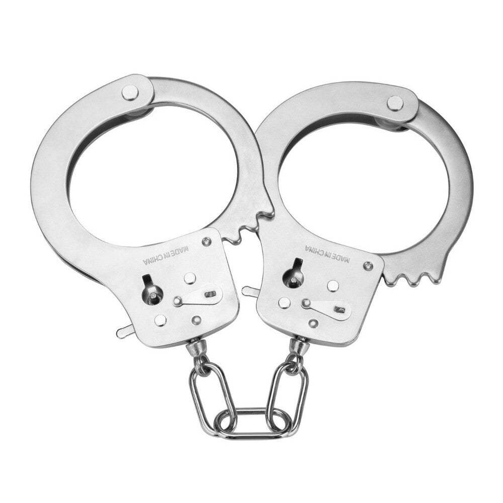 > Bondage Gear > Handcuffs Me You Us Premium Heavy Duty Metal Bondage Handcuffs   