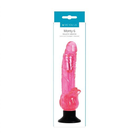 Realistic Vibrators Me You Us Mounty 6 Realistic Vibrator Pink   