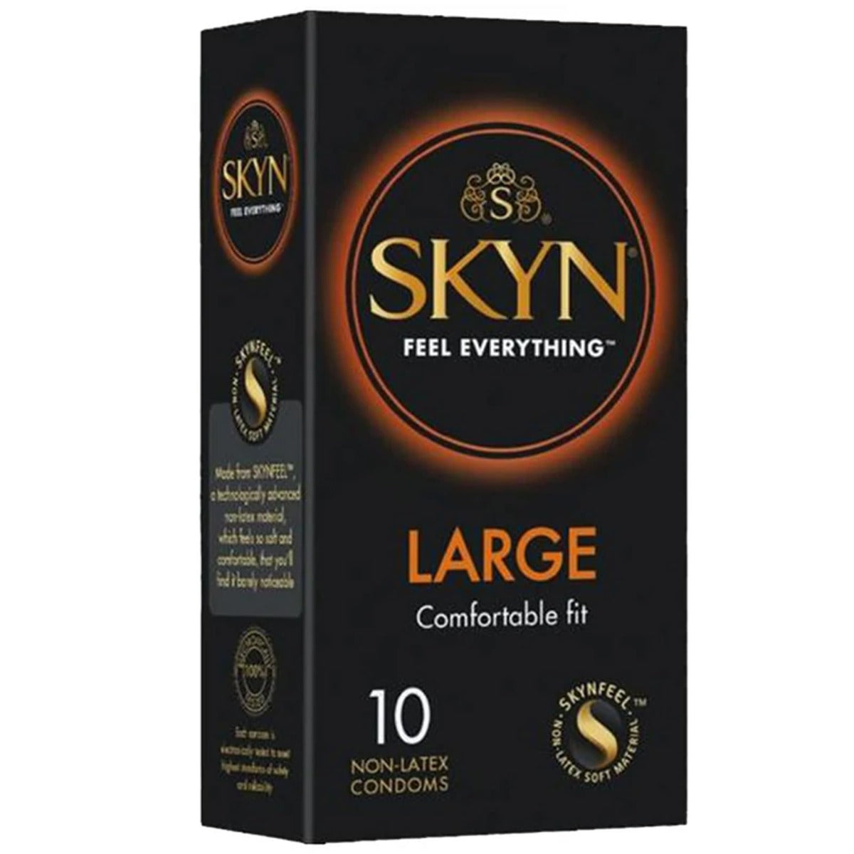 Condoms Mates Skyn Non-Latex Condoms Large 10 pack   