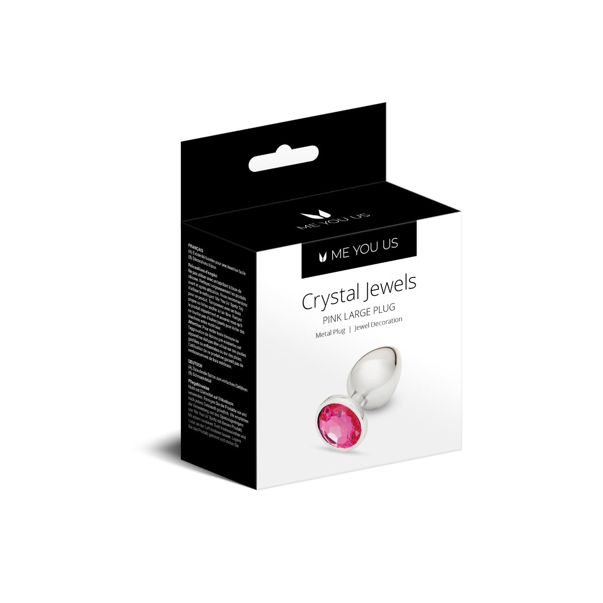 Butt Plugs Me You Us Crystal Jewels Pink Large   