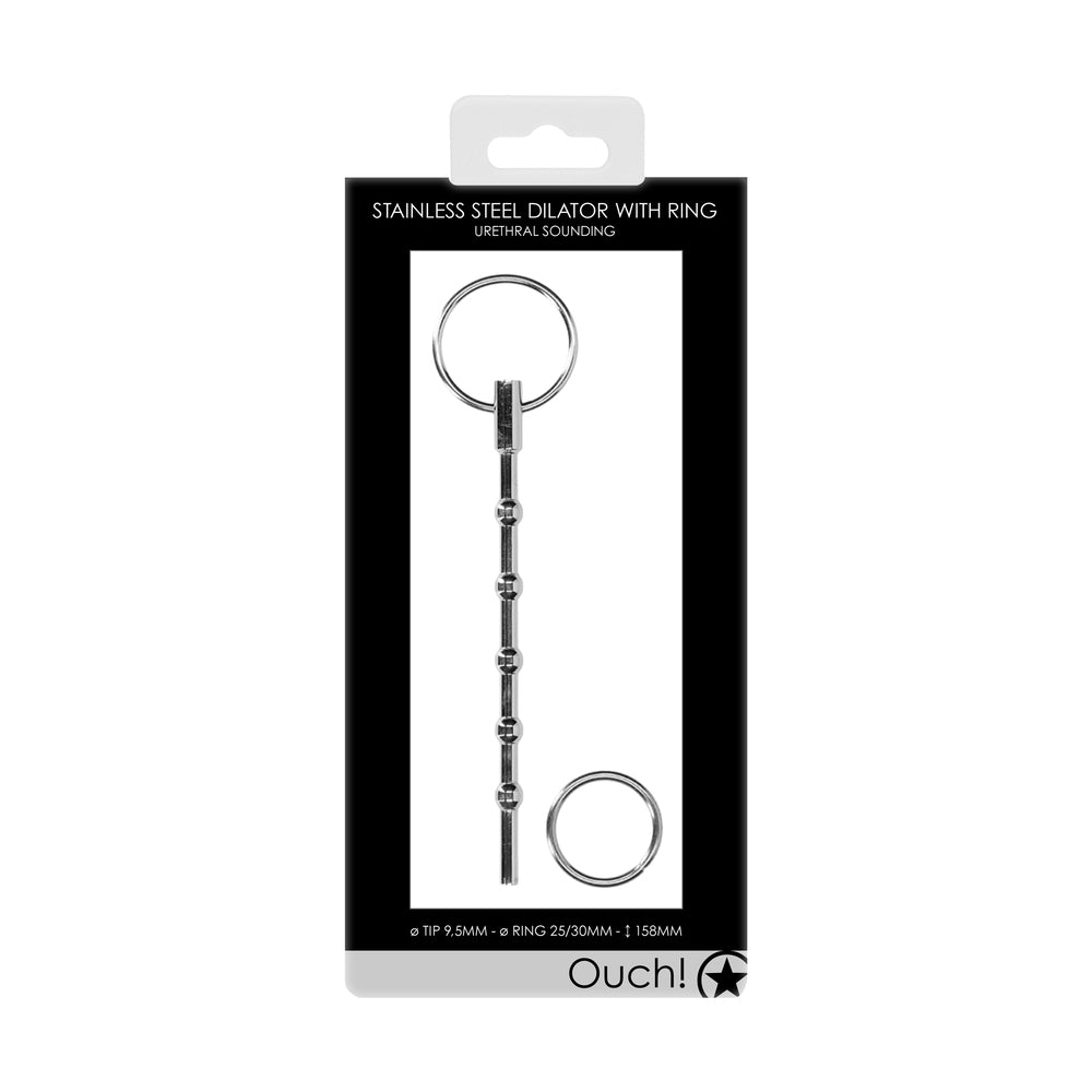 > Bondage Gear > Medical Instruments Ouch Stainless Steel Dilator With Ring   