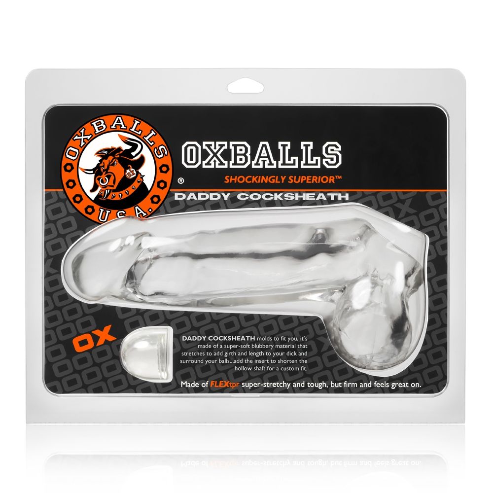 Penis Sleeves & Extenders Oxballs Daddy Clear   