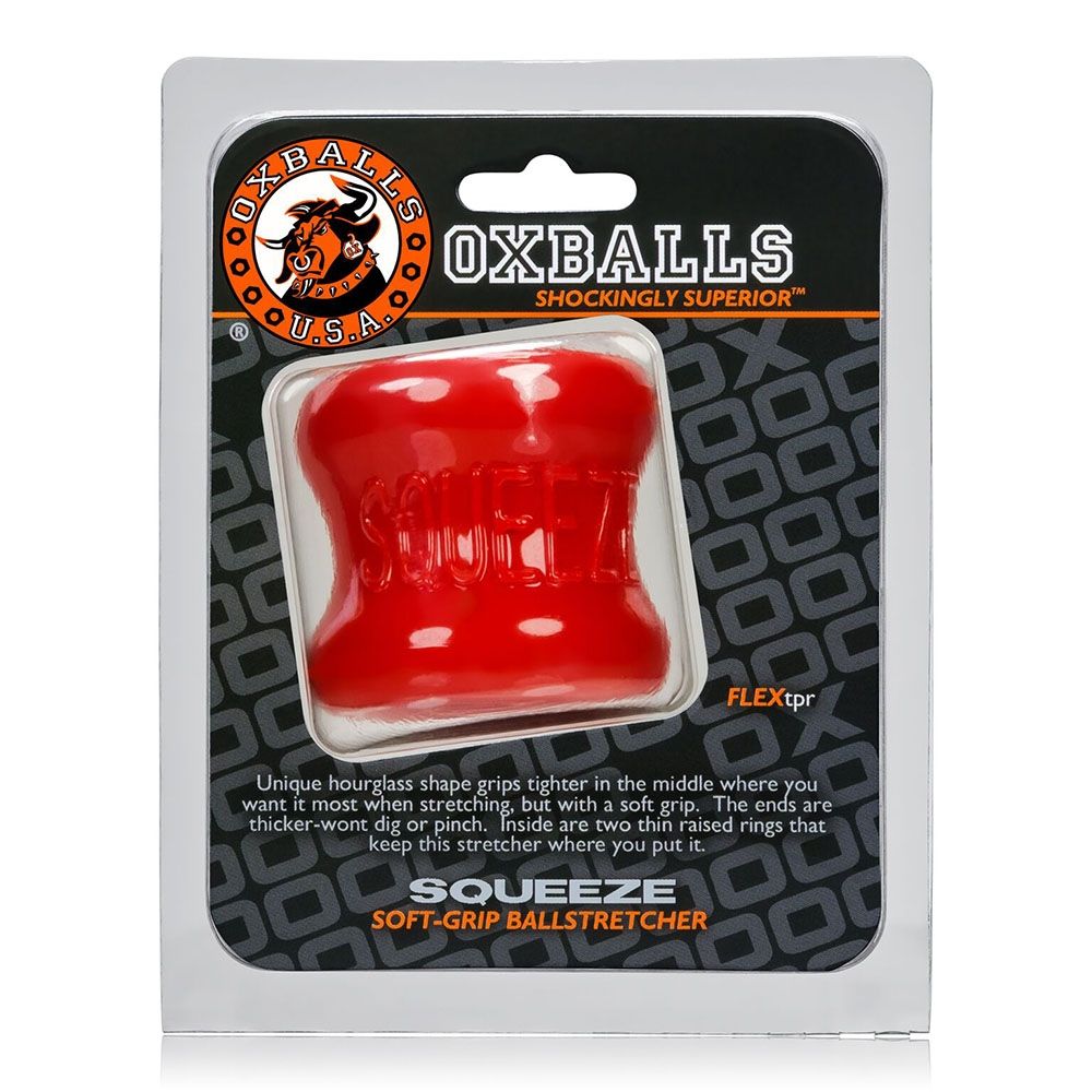 Cock & Ball Toys Oxballs Squeeze Red   