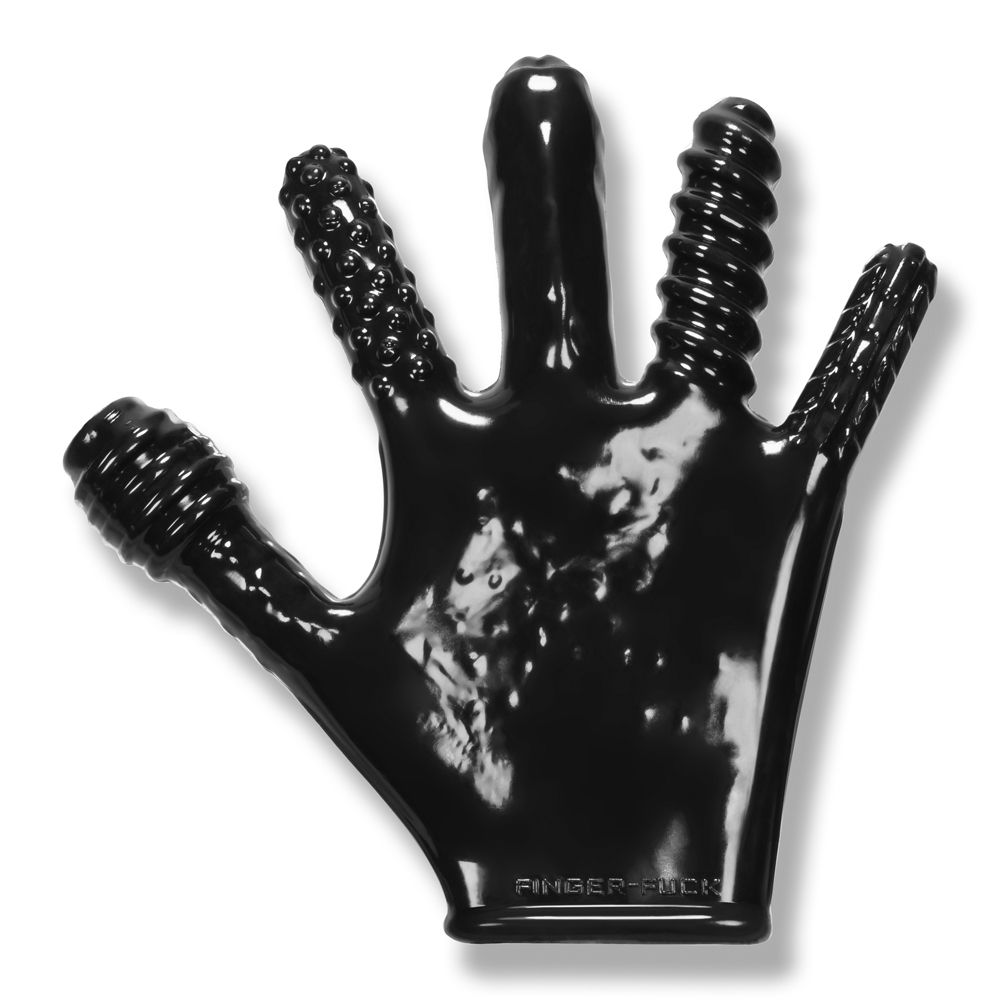 Fetish Wear - gloves Oxballs Finger F Glove Black   