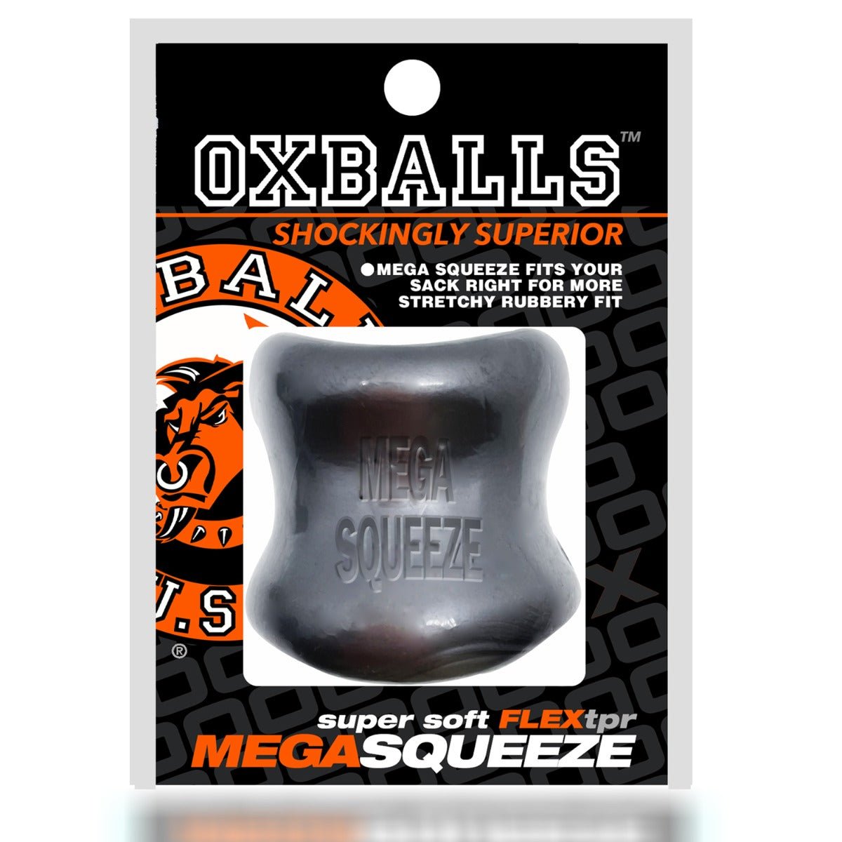 Cock & Ball Toys Oxballs Mega Squeeze Ergofit Ballstretcher Steel   