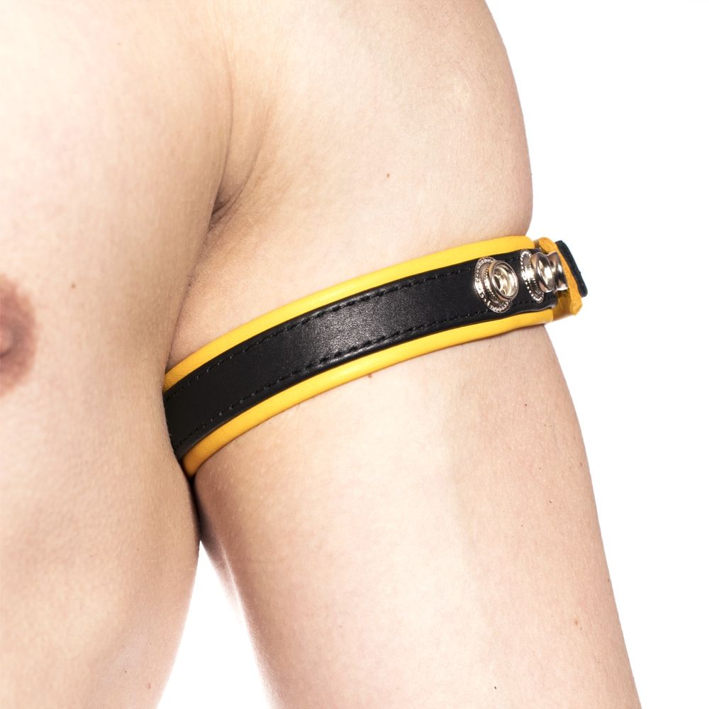 Fetish Wear - other Prowler RED Bicep Band Black/Yellow   