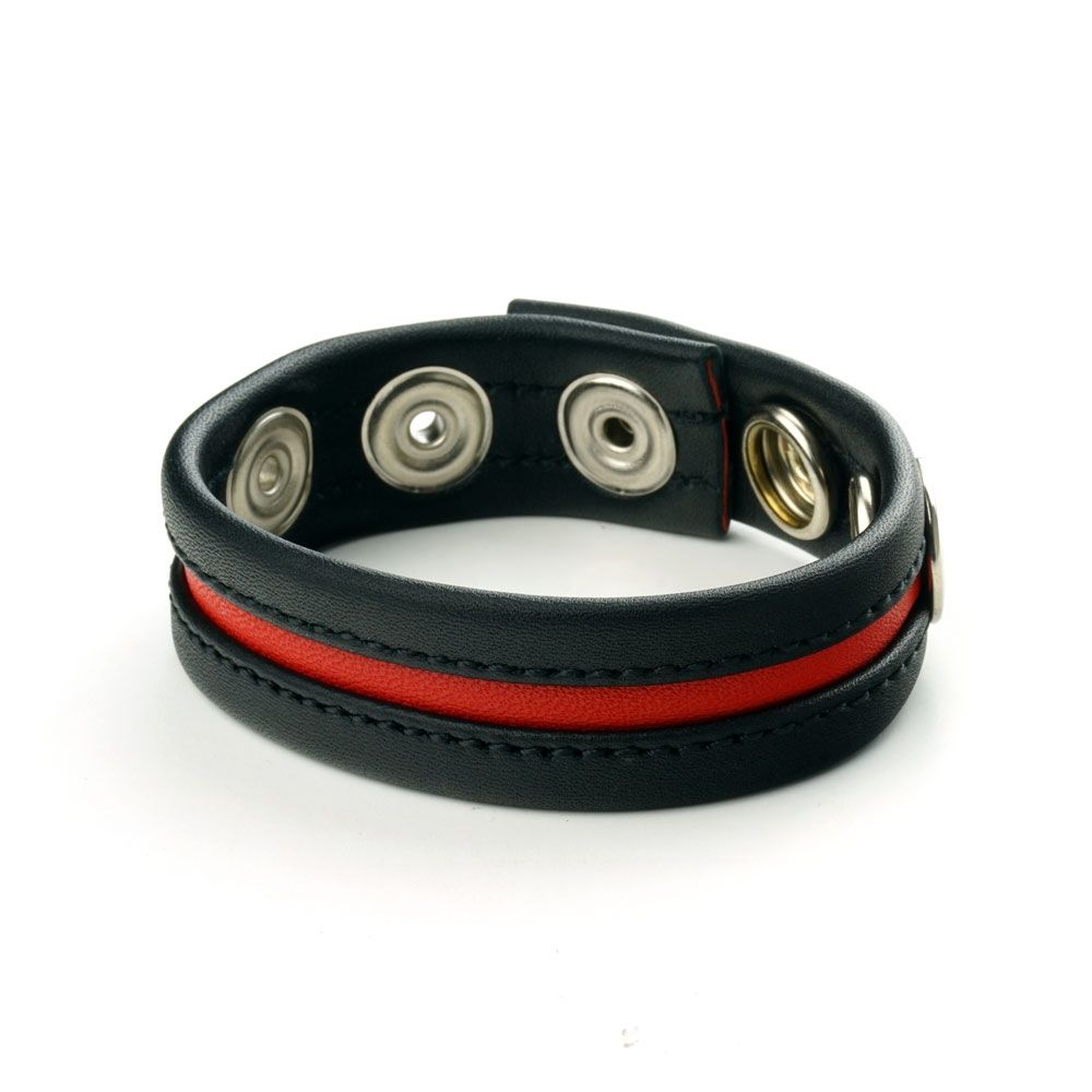 Adjustable Cock Rings Prowler RED Cock Strap Black/Red   