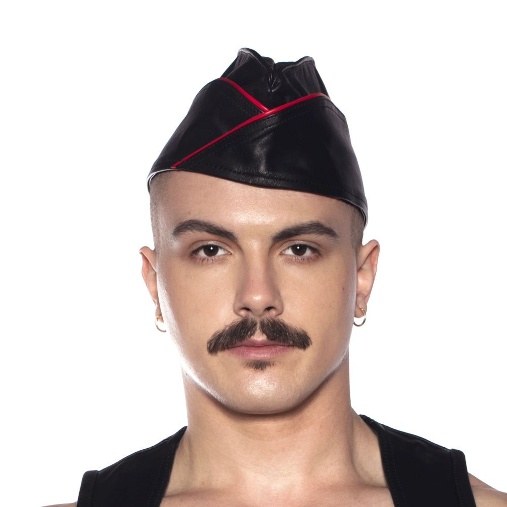 Fetish Wear - caps Prowler RED Triangle Cap Black/Red Small   