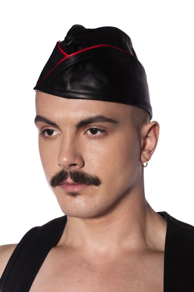 Fetish Wear - caps Prowler RED Triangle Cap Black/Red Small   
