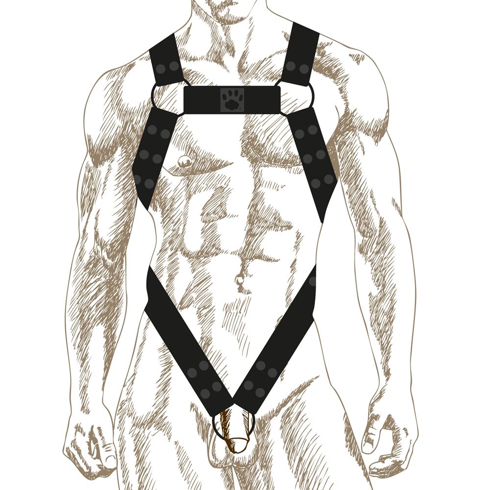 Bondage Harness Prowler RED Noir Body Harness Black Medium   
