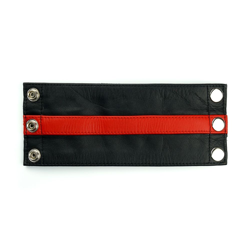 Fetish Wear - wallet Prowler RED Leather Wrist Wallet Black/Red Medium   