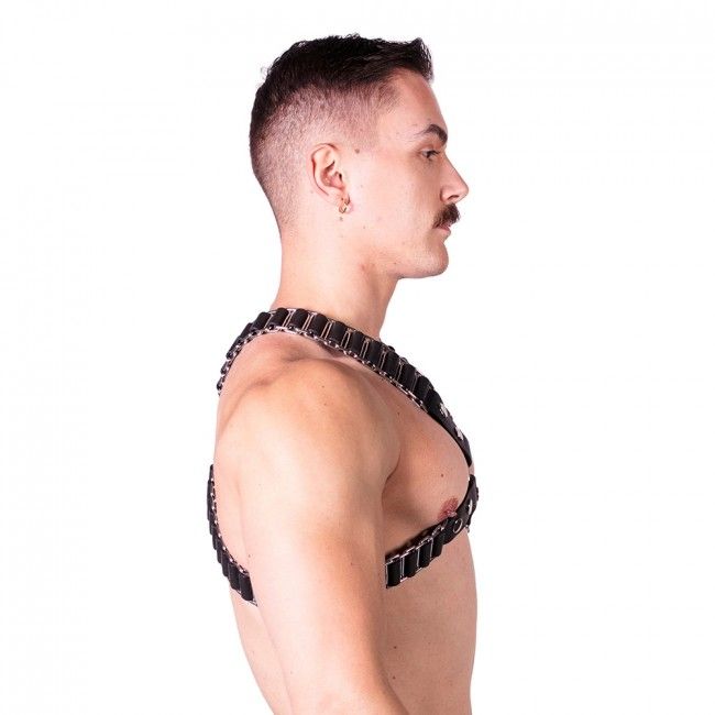 Bondage Harness Prowler RED Ballistic Harness Black/Silver Small   