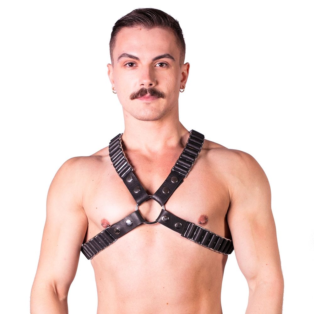 Bondage Harness Prowler RED Ballistic Harness Black/Silver Small   