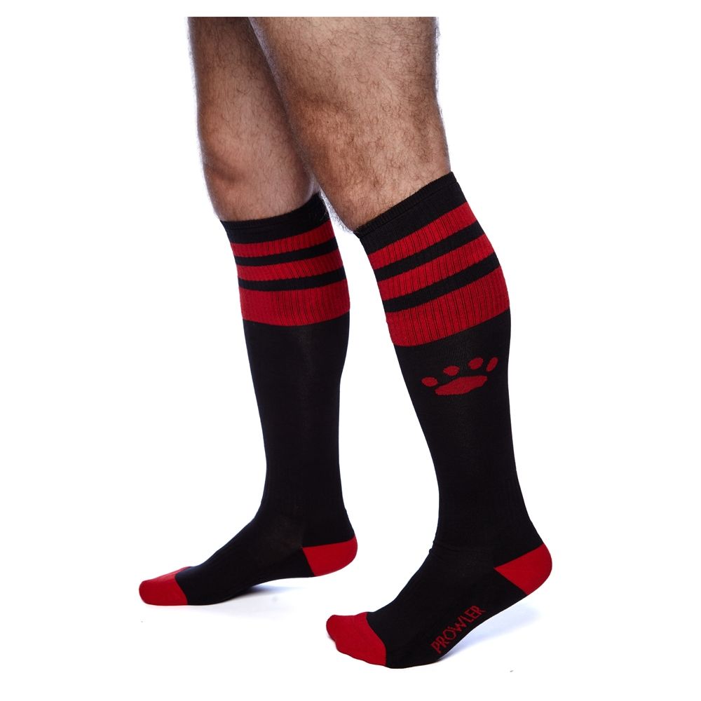 Fetish Wear - other Prowler RED Football Sock Black/Red   