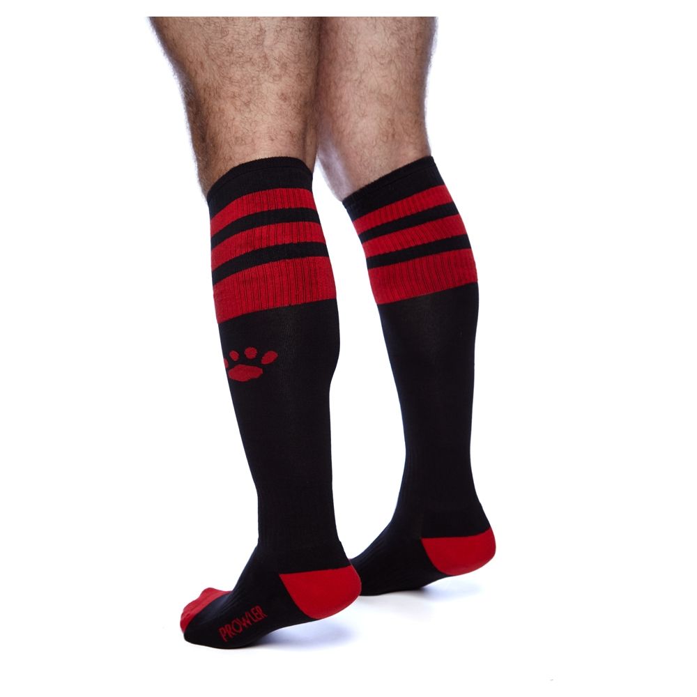 Fetish Wear - other Prowler RED Football Sock Black/Red   