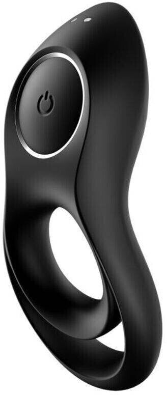 Vibrating Cock Rings Satisfyer Legendary Duo Ring Vibrator Black   