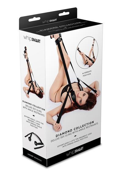 Sex Swings Machines & Furniture Whip smart Diamond Body Swing - Black   